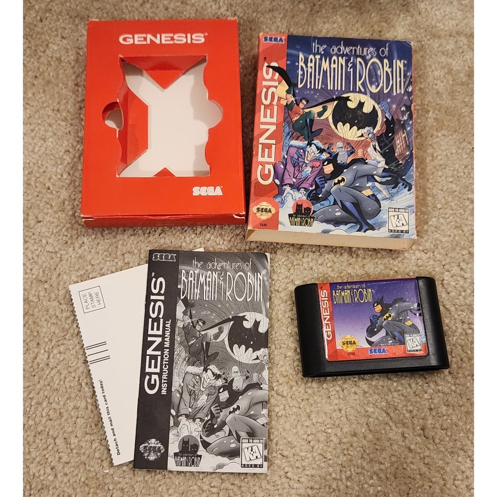 Adventures of Batman & Robin (Sega Genesis, 1995) CIB
